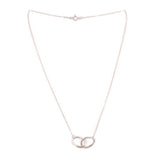 TIFFANY & CO ELSA PERETTI STERLING SILVER DOUBLE LOOP NECKLACES