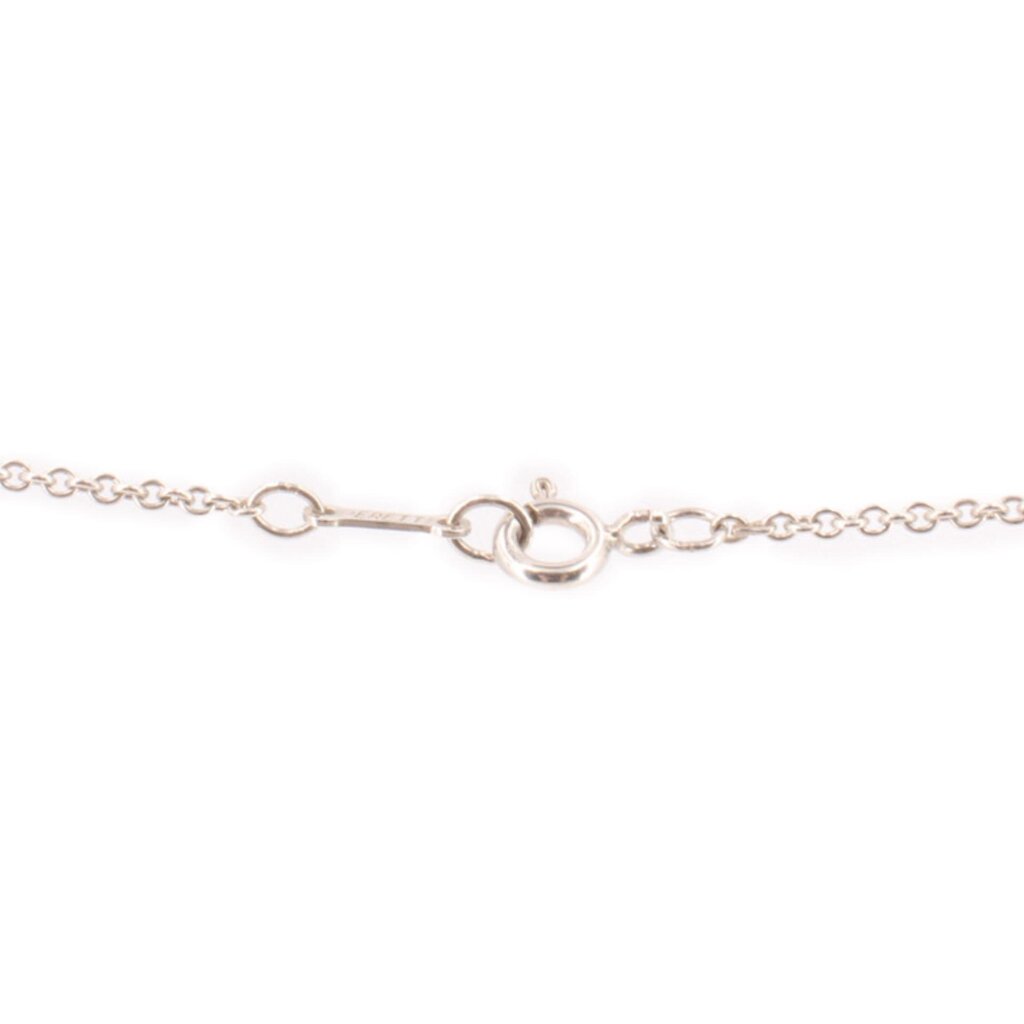 Sterling silver necklace chain with round links and spring-ring clasp