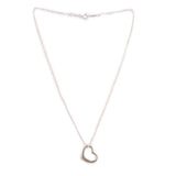 TIFFANY & CO ELSA PERETTI STERLING SILVER OPEN HEART NECKLACES