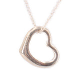 TIFFANY & CO ELSA PERETTI STERLING SILVER OPEN HEART NECKLACES