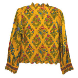 FARM RIO PRINT TOPS YELLOW M
