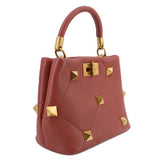 VALENTINO ROMAN STUD CROSSBODYS DUSTY ROSE