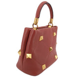 VALENTINO ROMAN STUD CROSSBODYS DUSTY ROSE