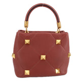VALENTINO ROMAN STUD CROSSBODYS DUSTY ROSE