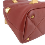 VALENTINO ROMAN STUD CROSSBODYS DUSTY ROSE