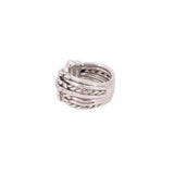 DAVID YURMAN ANGELIKA STERLING SILVER 0.67 TCW DIAMOND RINGS