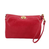 COACH TURNLOCK WRISTLET POUCHES RED
