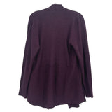 EILEEN F KNIT CARDIGANS PURPLE L