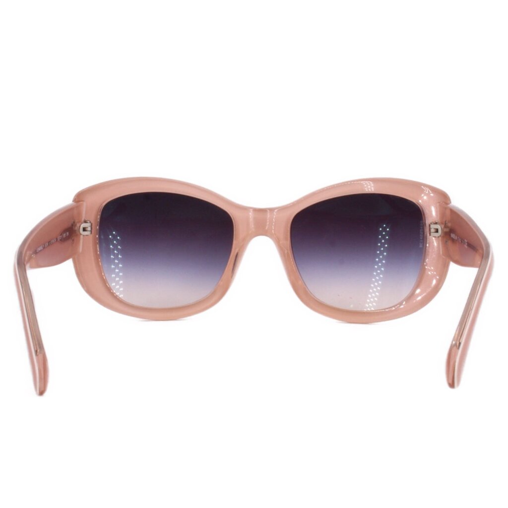 CHANEL 5239 sunglasses in blush pink with dark gradient lenses and metal hinge details
