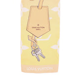 LOUIS VUITTON bandeau scarf detail with keys charm print and Paris logo
