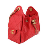 CHANEL 25 MINI HOBOS RED