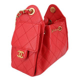 CHANEL 25 MINI HOBOS RED