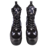 LOUIS VUITTON LAUREATE PLATFORM BOOTS BLACK 41 / 10 US