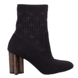 LOUIS VUITTON SILHOUETTE ANKLE BOOTS BLACK 41 EU | 10 US
