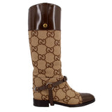 GUCCI GUCCI GG BOOTS BROWN 40.5 / 9.5 US