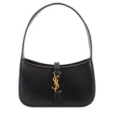 YSL MINI LE 5 A 7 SHOULDER BAGS BLACK