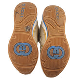 GUCCI ULTRAPACE GOLD SPARKLING FABRIC SNEAKERS GOLD 38 EU | 8 US