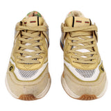 GUCCI ULTRAPACE GOLD SPARKLING FABRIC SNEAKERS GOLD 38 EU | 8 US