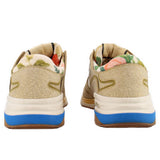 GUCCI ULTRAPACE GOLD SPARKLING FABRIC SNEAKERS GOLD 38 EU | 8 US