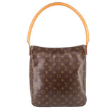 Louis Vuitton Looping GM vintage monogram shoulder bag front view with top handle