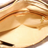 Louis Vuitton Looping GM monogram shoulder bag interior with beige lining and zipper