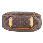 LOUIS VUITTON Galleria PM shoulder bag with wide top strap and gold-tone hardware