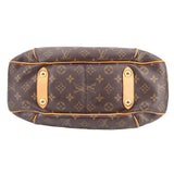 LOUIS VUITTON Galleria PM shoulder bag with wide top strap and gold-tone hardware