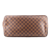 Louis Vuitton tote insert pouch, rectangular Damier Ebene check fabric