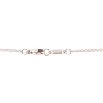 Sterling silver necklace chain with clasp and small link details