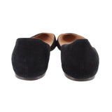 J CREW SUEDE POINTED D'ORSAY FLATS BLACK 8.5 US