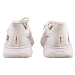White sneakers with HOKA and ARAHI branding on heel, padded collar, lace-up