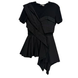 MCQUEEN SHORT SLEEVE TOPS BLACK M