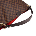 LOUIS VUITTON Graceful MM bag with red lining detail and dark shoulder strap