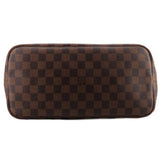 Louis Vuitton Neverfull MM tote bag in Damier Ebene checkered canvas