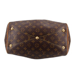 LOUIS VUITTON Tivoli GM monogram bag back panel with gold-tone stud details