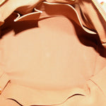 LOUIS VUITTON Tivoli GM monogram bag interior view with tan fabric lining