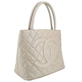 CHANEL MEDALLION TOTES CREAM