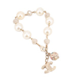 CHANEL BEADED CC LOGO BRACELETS