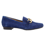 ADRIENNE VITTADINI SUEDE LOAFERS BLUE 7.5 US
