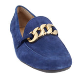 ADRIENNE VITTADINI SUEDE LOAFERS BLUE 7.5 US