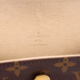 Louis Vuitton Paris made in France stamp on beige leather lining