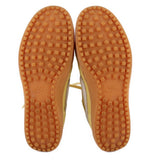 Yellow gum rubber outsole for Nike sneakers with tread pattern