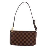 Louis Vuitton Damier Ebene crossbody bag, gold-tone hardware, adjustable strap