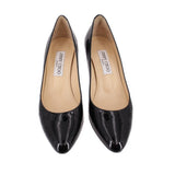 JIMMY CHOO PATENT HEELS BLACK 37.5 | 7.5