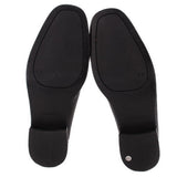 Pair of VIONIC loafers shown sole-up with black outsoles and low heels