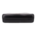 Black bag bottom with stitched seams
