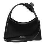 MARC JACOBS black crossbody bag with claw clip handle and slim shoulder strap