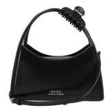 MARC JACOBS black crossbody bag with claw clip handle and slim shoulder strap