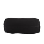 Dooney & Bourke black nylon crossbody bag with a flat bottom panel