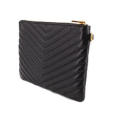 YSL CASSANDRE POUCHES BLACK